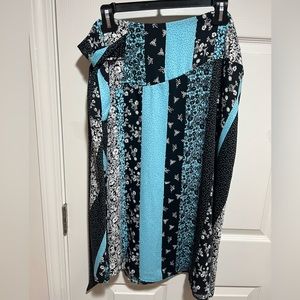 Laundry by Shelli Segal Skirt Size XL Multicolor